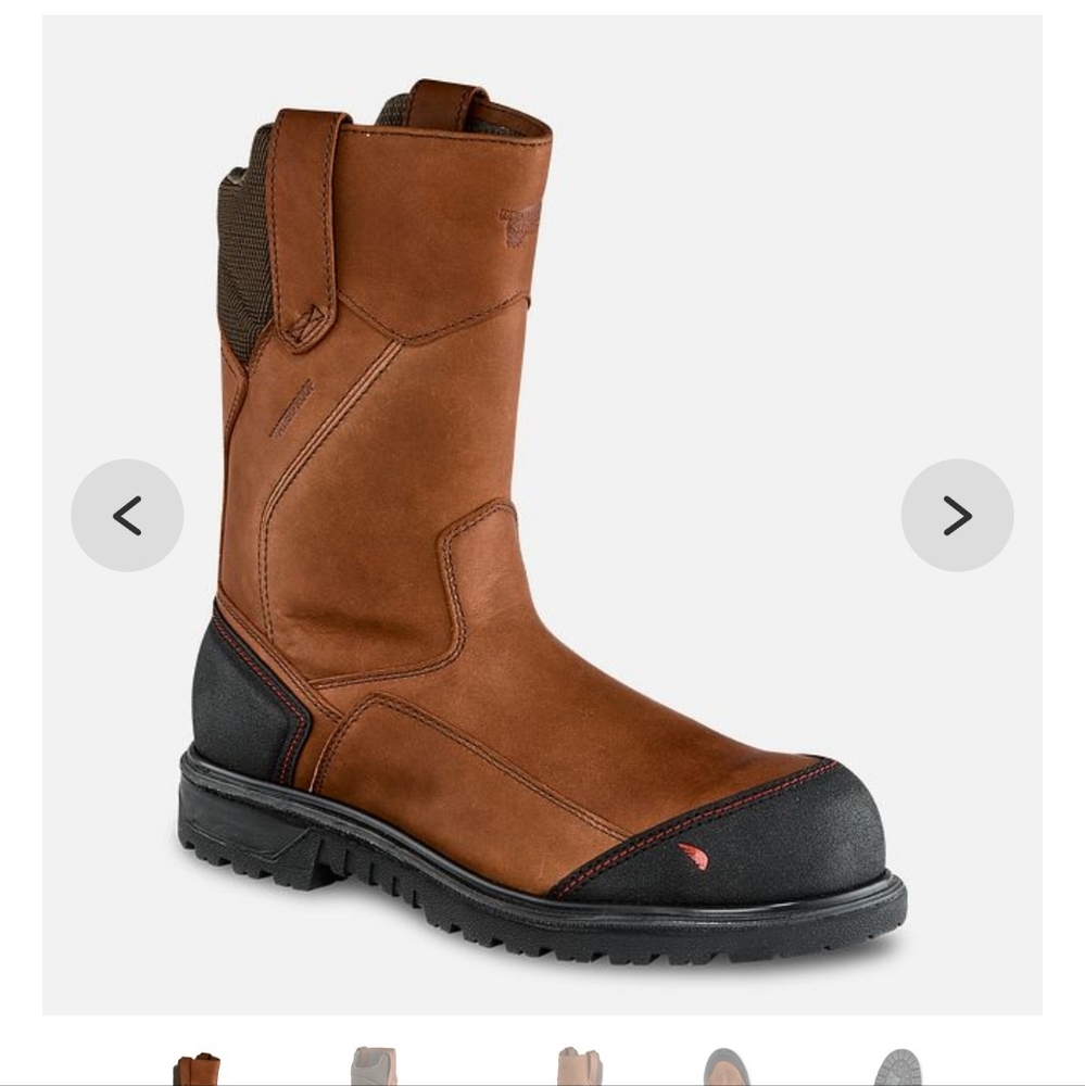 Red Wing 2253 BRNR XPMEN'S 11-INCH WATERPROOF SAFETY TOE PULL-ON BOOT